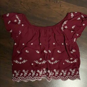 Cute off-shoulder top